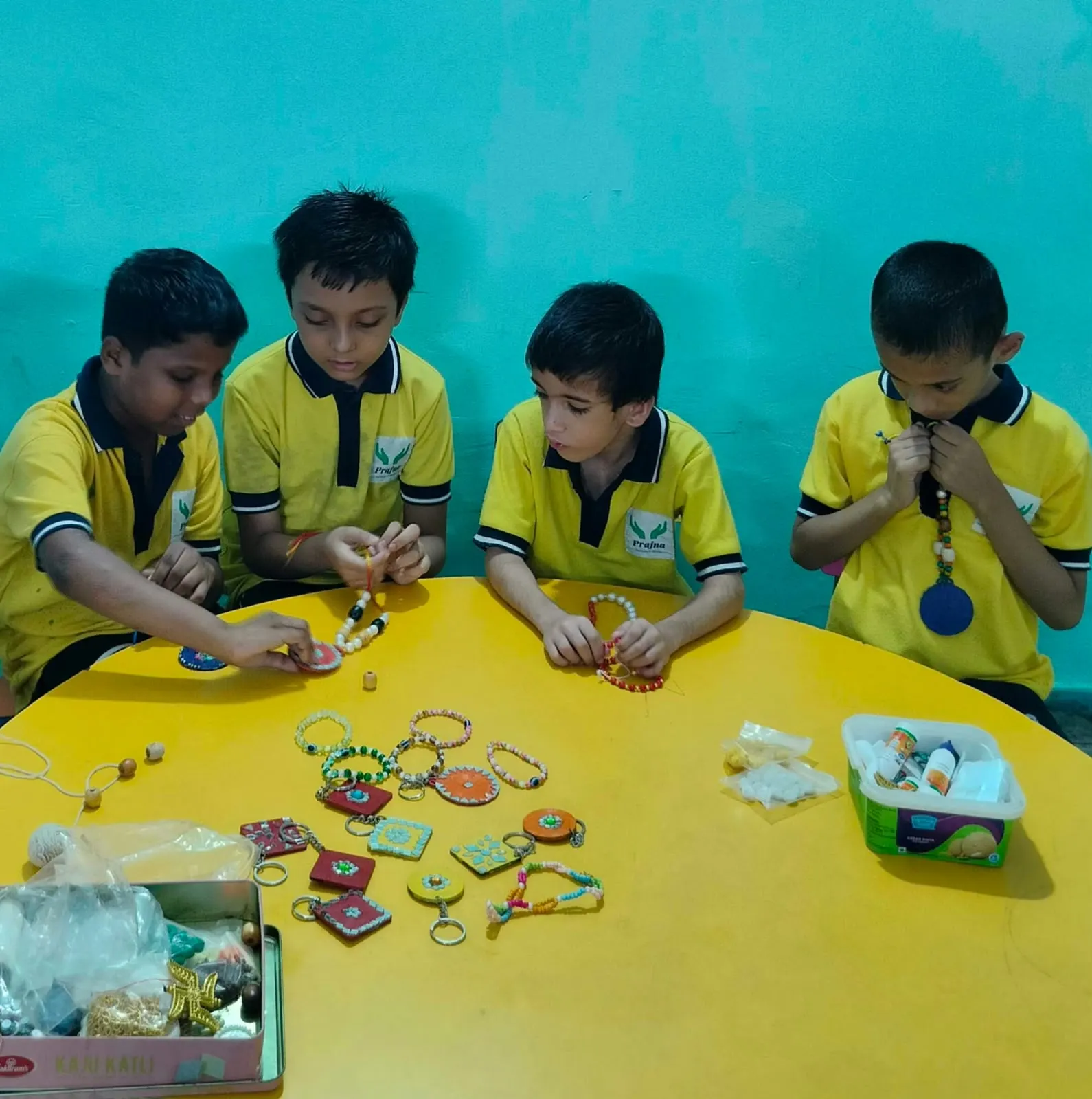 Handmade rakhis for Raksha Bandhan